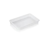 Bac pour pate a pizza en Polypropylène L 600 mm l 400 mm H 80 mm