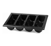 Bac Ramasse Couverts Noir GN 1/1 Pujadas 6