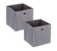 Bac rangement Panier lot 2 set Caisse Range-jouets Boîtes pliables œillet