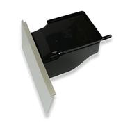 Bac/récipient de récupération du marc à café pour machine à café/cafetière - façade grise - Compatible avec Delonghi Autentica capuccino - Etam - réf. d'origine 7313238841