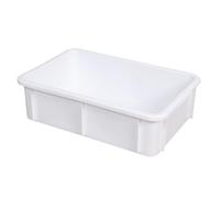 Bac rectangulaire 35 L - blanc