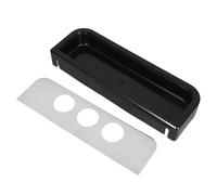 Bac Récupérateur de Gouttes, Accessoire Noir en Plastique | Retrait Rapide, Format Compact pour Moins D’éclaboussures, Convient aux Distributeurs et Usage Permanent