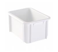 Bac renforcé rectangulaire 400x300x215 15 L blanc