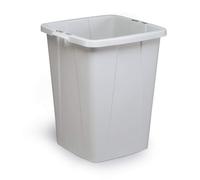 Bac solide pour tri des déchets 90 litres Durabin - Gris