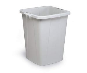 Bac solide pour tri des déchets 90 litres Durabin - Gris