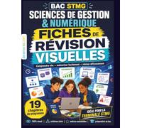 BAC STMG - SCIENCES DE GESTION ET NUMÉRIQUE - FICHES DE RÉVISION VISUELLES: Première STMG - 19 chapitres du programme, notions essentielles, schémas ... et méthode visuelle pour réviser efficacement