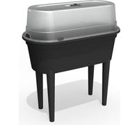 Bac surélevé + couvercle 77cm Serre Bac précoce Bac à herbes Serre Jardinière