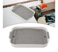 Bac Toilette ABS pour robuste pour Cochon d'Inde Bac Toilette(C) | Grille surélevée pour robuste, sépare déchets et pattes, évite souillure, garde animaux propres
