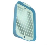 Bac Toilette ABS pour robuste pour Cochon d'Inde Bac Toilette(E) | Grille surélevée pour robuste, sépare déchets et pattes, évite souillure, garde animaux propres