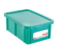 Bac HACCP 35 L rectangulaire + couvercle - vert