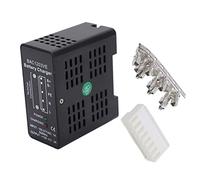 BAC1203VE Mini Chargeur de Batterie indicateur LED en Alliage d'aluminium Dispositif de Charge à Flotteur Automatique AC100277V Charge Haute efficacité pour l'entretien de la