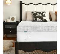 Bacalar® Surmatelas 140 x 200 cm H3/H4, 2 couches de mousse à mémoire de | 7 cm de haut, ergonomie à 7 zones, surmatelas avec housse lavable, surmatelas pour lit, lit à sommier tapissier, canapé-lit