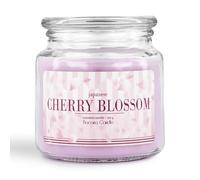 Bacana Candle - Bougie Parfumée en Pot de Verre - Bougie Parfumée en Pot avec Couvercle - Bougie Cadeau Originale - 560 Grammes - Durée de Combustion ± 100 - Cherry Blossom - Fleur de Cerisier