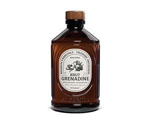 BACANHA - Sirop Bio et Brut - Sirop saveur Grenadine - Pour Eau, Cocktail, Limonade et Thé Glacé - 400 mL