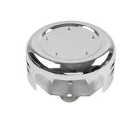 Bacar 1 cache-klaxon à 5 trous en fer chromé pour modèles Big Twin et Pour XL à partir de 1991