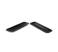 Bacar 1 paire de grilles d'aération latérales de capot, droite et gauche, ABS noir Pour Ram 1500 2500 2010-2019