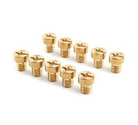 Bacar Lot de 10 gicleurs principaux de carburateur 30 32 35 36 38 40 42 45 46 48 Ensemble de remplacement M5 For Dellorto Carburateur SHA SHB UA UB PHBG VHB-CS VHBT-CS