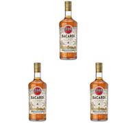 BACARDÍ Anejo 4 Year Old Premium Caribbean Rum, 40% vol., 70 cl/700 ml, Vieilli pendant 4 ans dans des fûts de chêne sous le soleil des Caraïbes (Lot de 3)