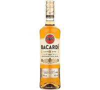 BACARDÍ Carta Oro Superior Gold Rum, Rhum emblématique des Caraïbes, idéal pour les cocktails Cuba Libre, 37.5% vol., 70 cl / 700 ml