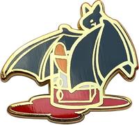 Bacardi Épingles à cocktail en émail pour tabliers de barman, vestes, sacs à dos et sacs à main, revers de chemise et de costume, broche de boutons, Nickel, Sans pierre précieuse