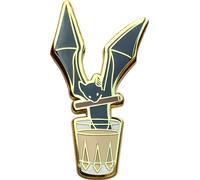 Bacardi Épingles à cocktail en émail pour tabliers de barman, vestes, sacs à dos et sacs à main, revers de chemise et de costume, broche de boutons, Nickel, Sans pierre précieuse