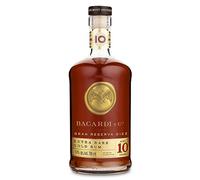 BACARDÍ Gran Reserva 10 Ans Premium Caribbean Rum, 40% vol., 70 cl/700 ml, 10 ans de maturation en fûts de chêne sous le soleil des Caraïbes