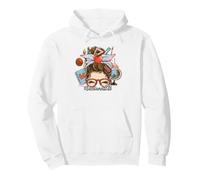 Baccalauréat 2026 Cadeau Réussite Bac Bachelière Messy Hair Sweat à Capuche