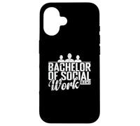 Baccalauréat en Travail Social Soutien Social Coque pour iPhone 16