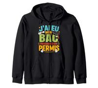 Baccalauréat J'Ai EU Mon BAC 2025 Prepare Permis Bachelier Sweat à Capuche