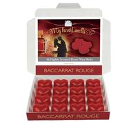 Baccarat Rouge Cire Fondante - 16 x 5 g en forme de cœur, parfum délice dans un élégant coffret cadeau - Spotless Leopard - Coffret cadeau aromatique - Fabriqué au Royaume-Uni