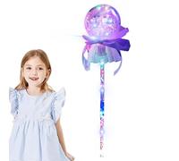 Bacchestta Lumineux: Clé À LED, Bâton De Fée Princesse Portable, Accessoire Magique Pour Jeux De Rôle | Costume De Scène Drôle Pour Filles, Fêtes D'Anniversaire, Déguisements C
