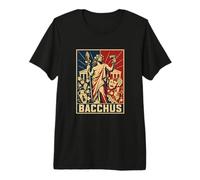 Bacchus Dionysos Fête du Dieu du vin Bacchus T-Shirt Haut de Gamme