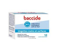 Generique Lingettes Baccide – 12 sachets individuels