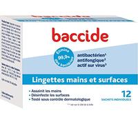 Baccide 12 sachets individuels de lingettes