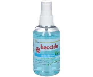 BACCIDE - Désinfectant Spray hydroalcoolique Anti-Viral Parfum Fraîcheur Thé Vert Mains & surfaces 100ml 100 ml