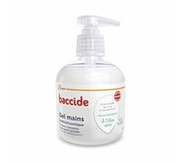 BACCIDE - Gel hydroalcoolique - Elimine 99,9% des virus et bactéries - 95,9% d'eau et d'ingrédients d'origine végétale - Fabriqué en France - 300ML