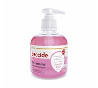 BACCIDE - Gel hydroalcoolique - Elimine 99,9% des virus et bactéries - 96,5% d'eau et d'ingrédients d'origine végétale - Fabriqué en France - 300ML