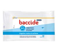 baccide Lingettes Désinfectantes Mains et Surfaces Pack nomade de 32 Lingette(S) pc(s)