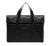 BACCINI Sac bandoulière Ordinateur VITO | Compartiment 15" Laptop Cuir véritable | Mallette Noir | Pochette d'ordinateur Portable Fait à la Main