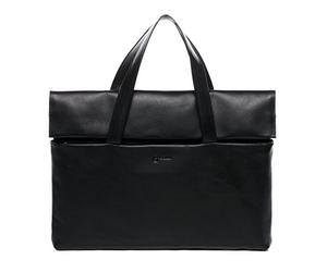 BACCINI Sac bandoulière Ordinateur VITO | Compartiment 15" Laptop Cuir véritable | Mallette Noir | Pochette d'ordinateur Portable Fait à la Main