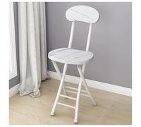 bacedifo Chaise Pliante avec Dossier Structure Métallique Hauteur D'assise 44 Cm Renforcée par Deux Traverses Tabouret Pliant Domestique Plateau Épais Épaisseur Plié 7 Cm Patins Antidérapants