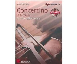 Bacewicz G. Concertino In G Major For Violin And Piano + Cd