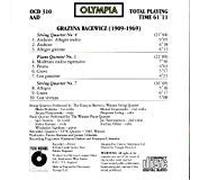 Bacewicz - String Quartets/Quintets