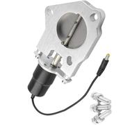 Baceyong 12V 63mm Télécommande d'échappement électrique en acier inoxydable, Vanne de commande à distance de l'électrovanne pour camion de voiture