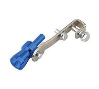 Baceyong 1pc taille S alliage d'aluminium universel Turbo son silencieux d'échappement tuyau sifflet voiture rugissement fabricant, Bleu