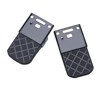 Baceyong 2 repose-pieds pour VTT (vis incluses), design pliable, universel, convient à la plupart des VTT, taille 13,5 x 7,5 cm, noir