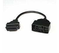 Baceyong 22 broches OBD1 à 16 broches OBD2 câble adaptateur de convertisseur pour scanner de diagnostic compatible avec Toyota noir avec deux connecteurs