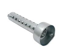 Baceyong 2X 42MM silencieux d'échappement universel pour moto silencieux à chicane DB Killer silencieux court, Argent