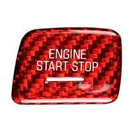 Baceyong Couvercle de bouton poussoir de démarrage/arrêt du moteur, compatible avec Ch-evy C7 Corvette 2014-2019, Camaro 2016-2020, rouge