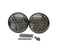 Baceyong Ensemble de feux extérieurs de voiture pour L-and R-over Defender, feux de brouillard arrière rouges fumés, feux de recul arrière blancs avec vis et joints